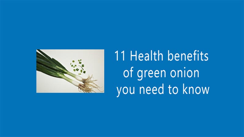 11 Health Benefits of Green Onion