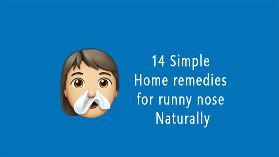 home remedies for runny nose